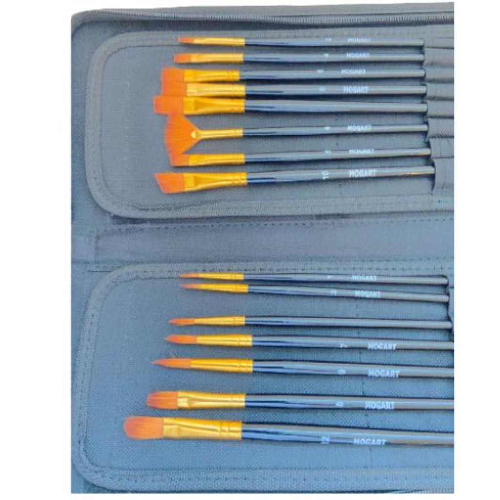 مجموعة فرش احترافية من موق ارت، 15 قطعة || Mogart Professional Brush Set of 15