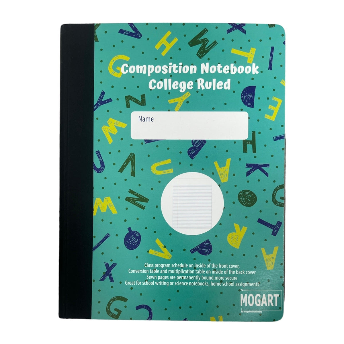 Composition Notebook College Ruled Mogart || دفتر كومبوزيشن موق ارت