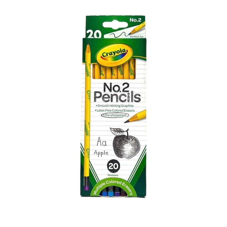 Crayola NO.2 Pencils 20 || اقلام رصاص كرايولا ٢٠ قلم