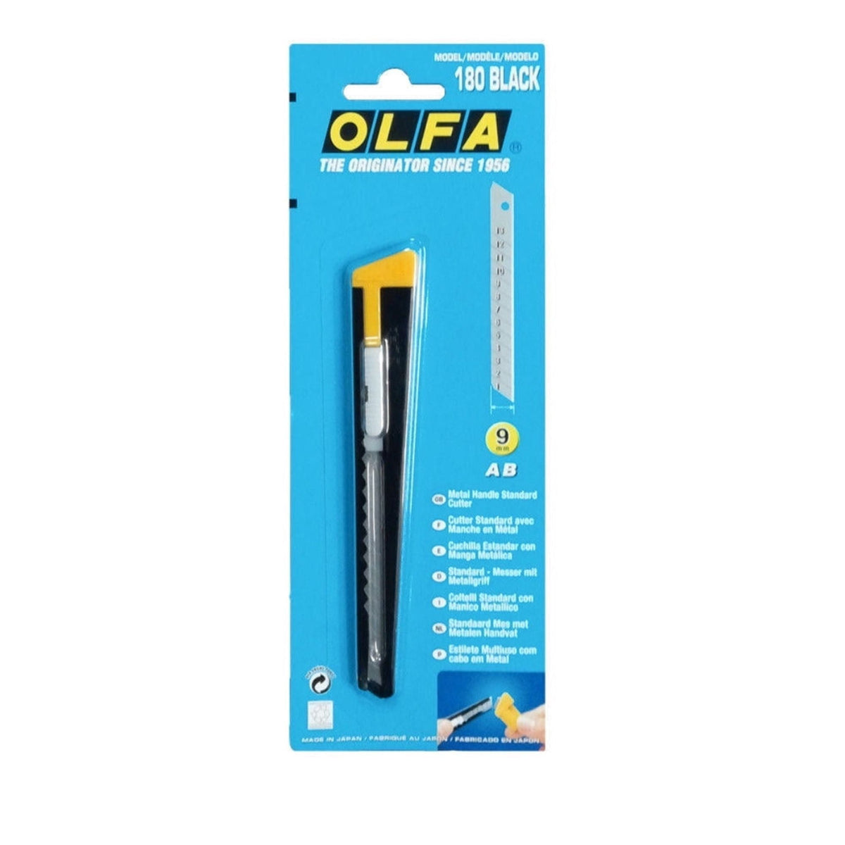 Olfa Cutter 180 Black || مشرط أولفا 180 أسود
