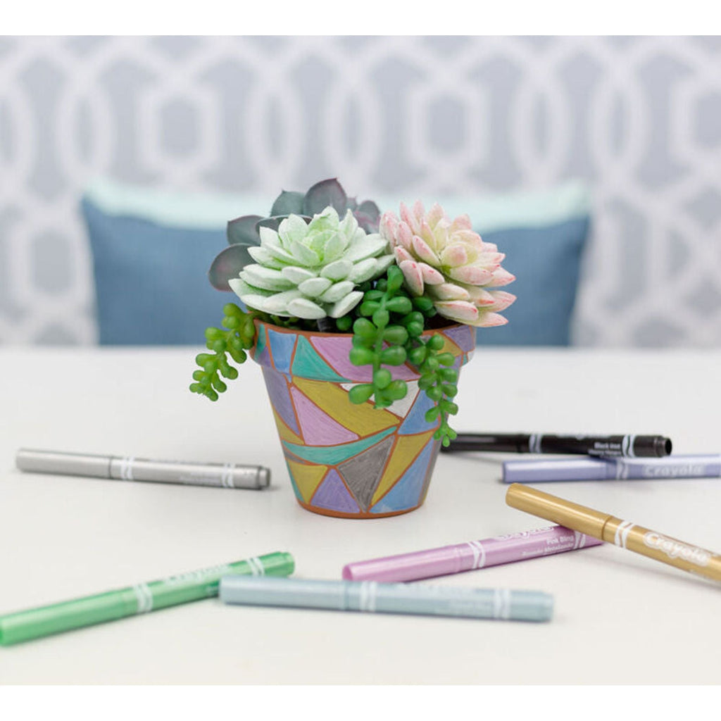 Crayola Metallic Markers 8 Colors || اقلام ميتاليك كرايولا ٨ لون