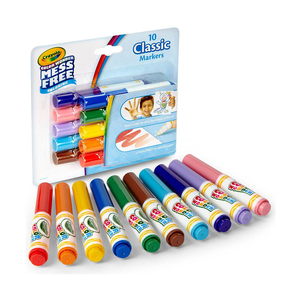 Crayola Color Wonder Mess Free Coloring 10 Markers || مجموعة تلوين كرايولا كولور وندر بدون فوضى مع 10 أقلام تلوين