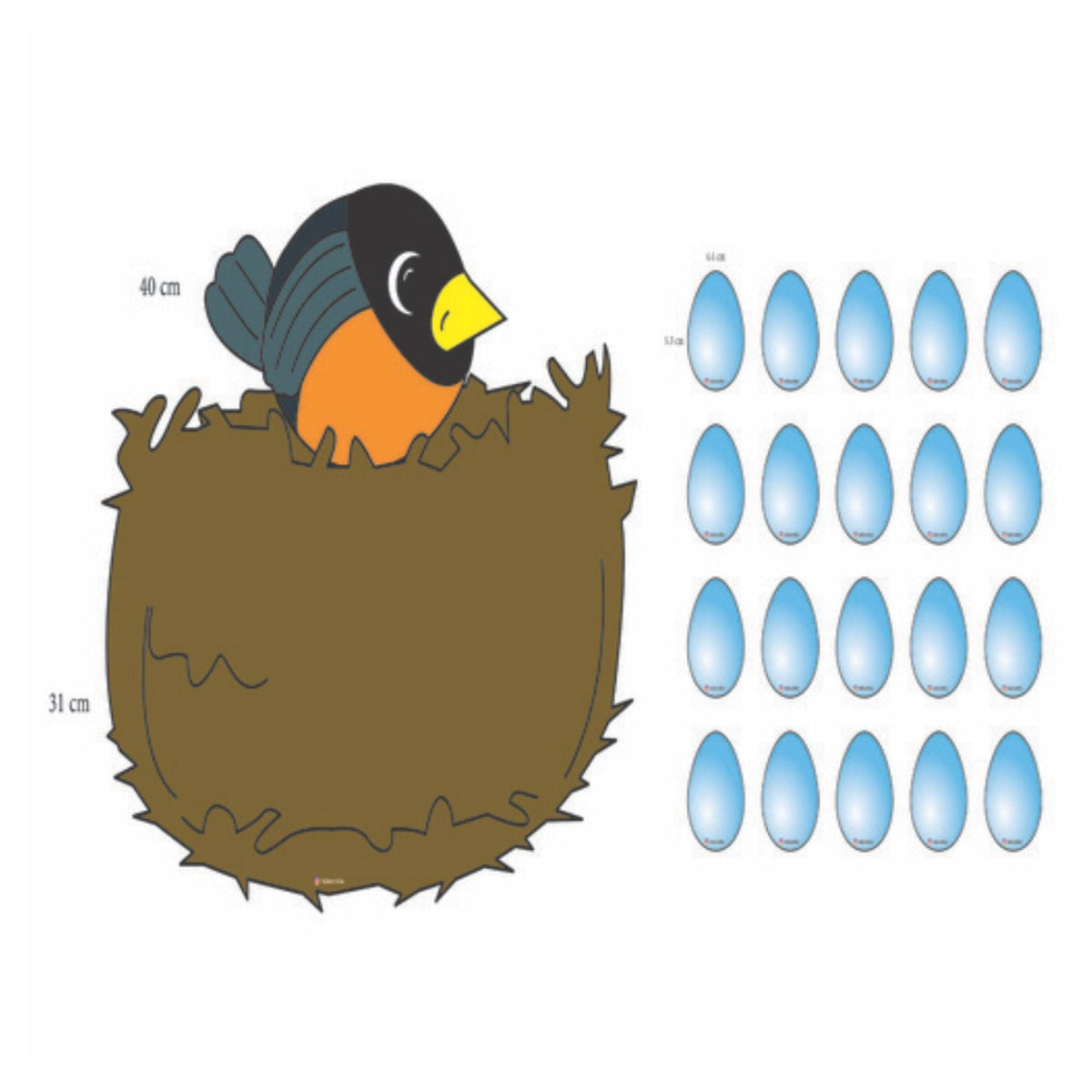 استراتيجيات وألعاب تعليمية - عش العصفور والبيض || Teaching Strategies & Games - Bird Nest and Eggs