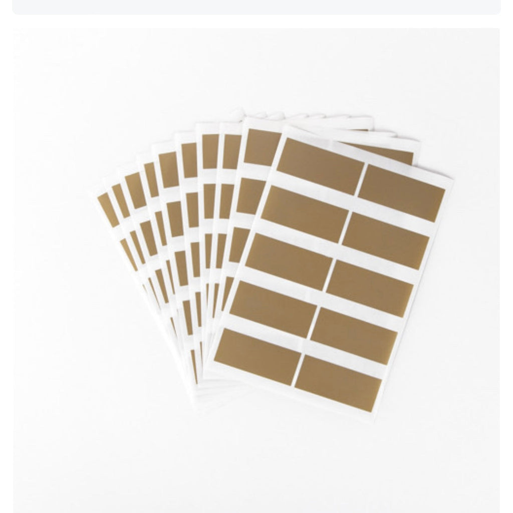 Scratch and Win Small Rectangle Sticker 3 x 7 cm || استيكر امسح واربح مستطيل صغير 3 × 7 سم