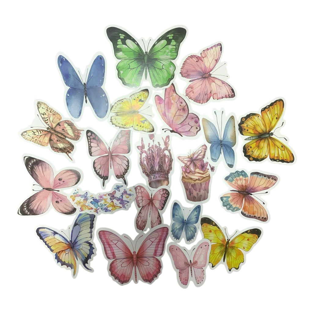 Butterfly Stickers Pack || مجموعة ملصقات فراشات