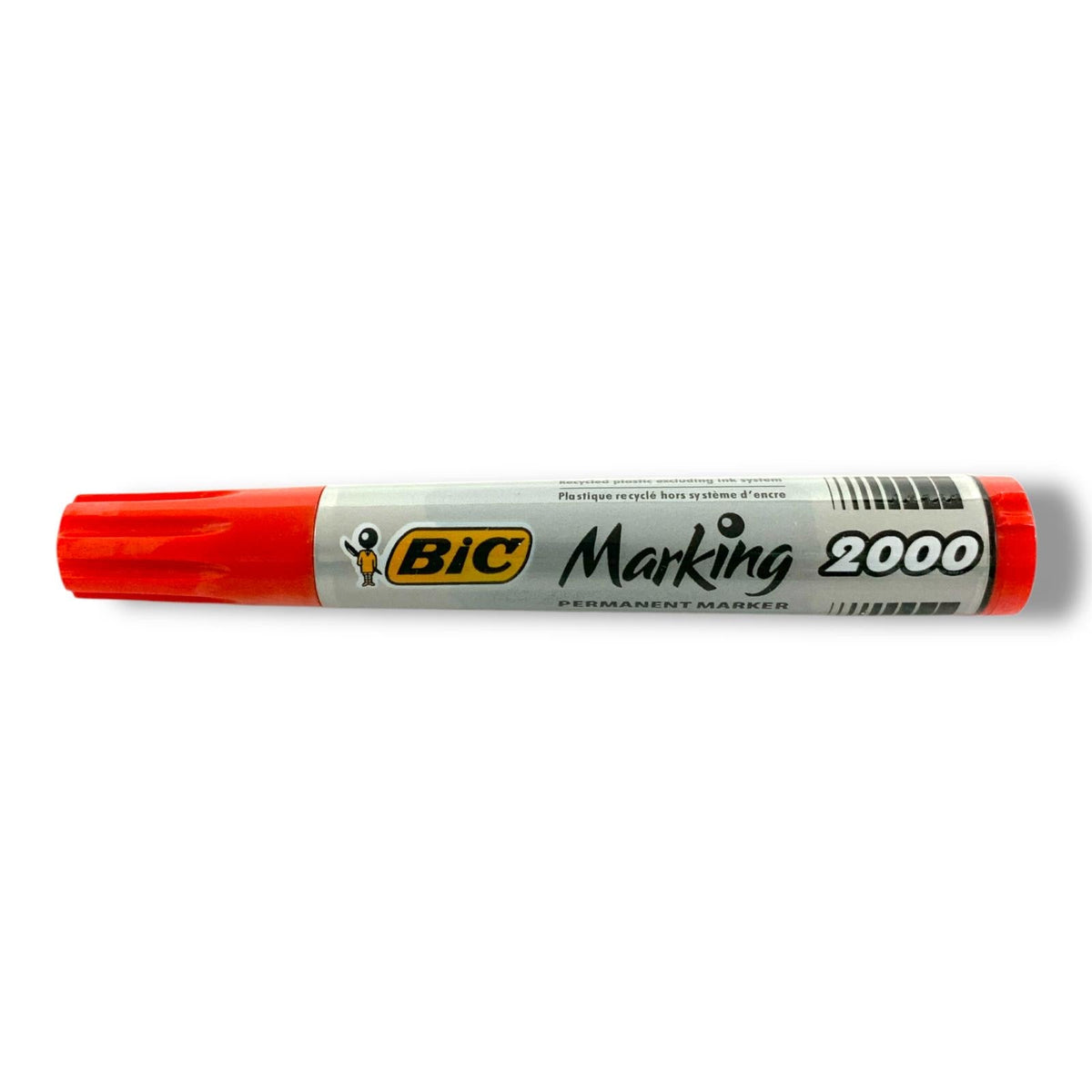 Bic Marking 2000 Permanent Marker Round Tip Red || قلم تحديد دائم بيك ماركنج 2000 رأس دائري أحمر