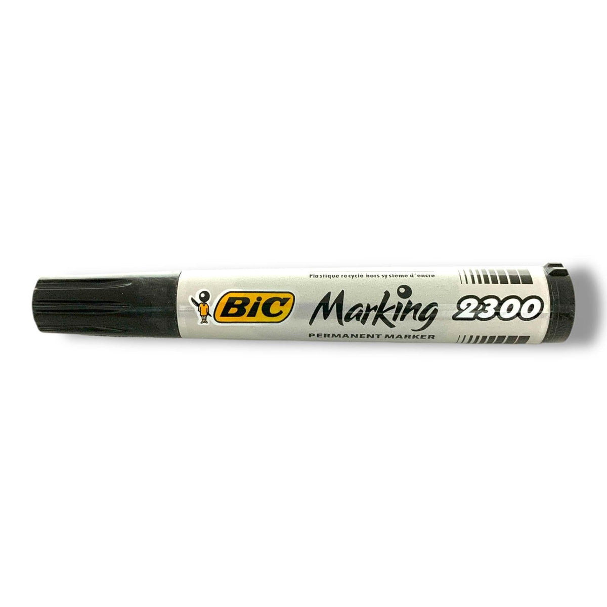 Bic Marking 2300 Permanent Marker Chisel Tip Black || قلم تحديد دائم من بيك ماركنج ٢٣٠٠، رأس مشطوف، أسود