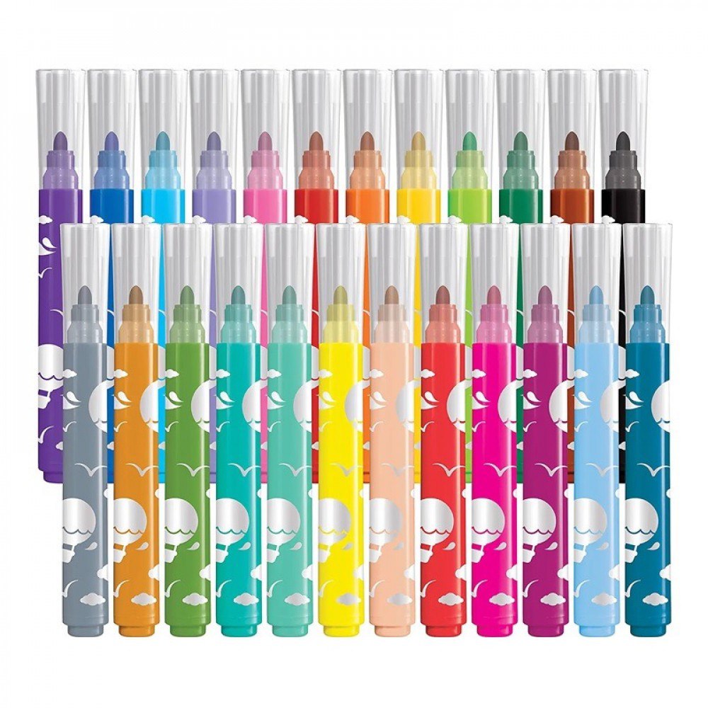 أقلام تلوين مابد جامبو ٢٤ لونًا || Maped Jumbo Markers 24 Colors