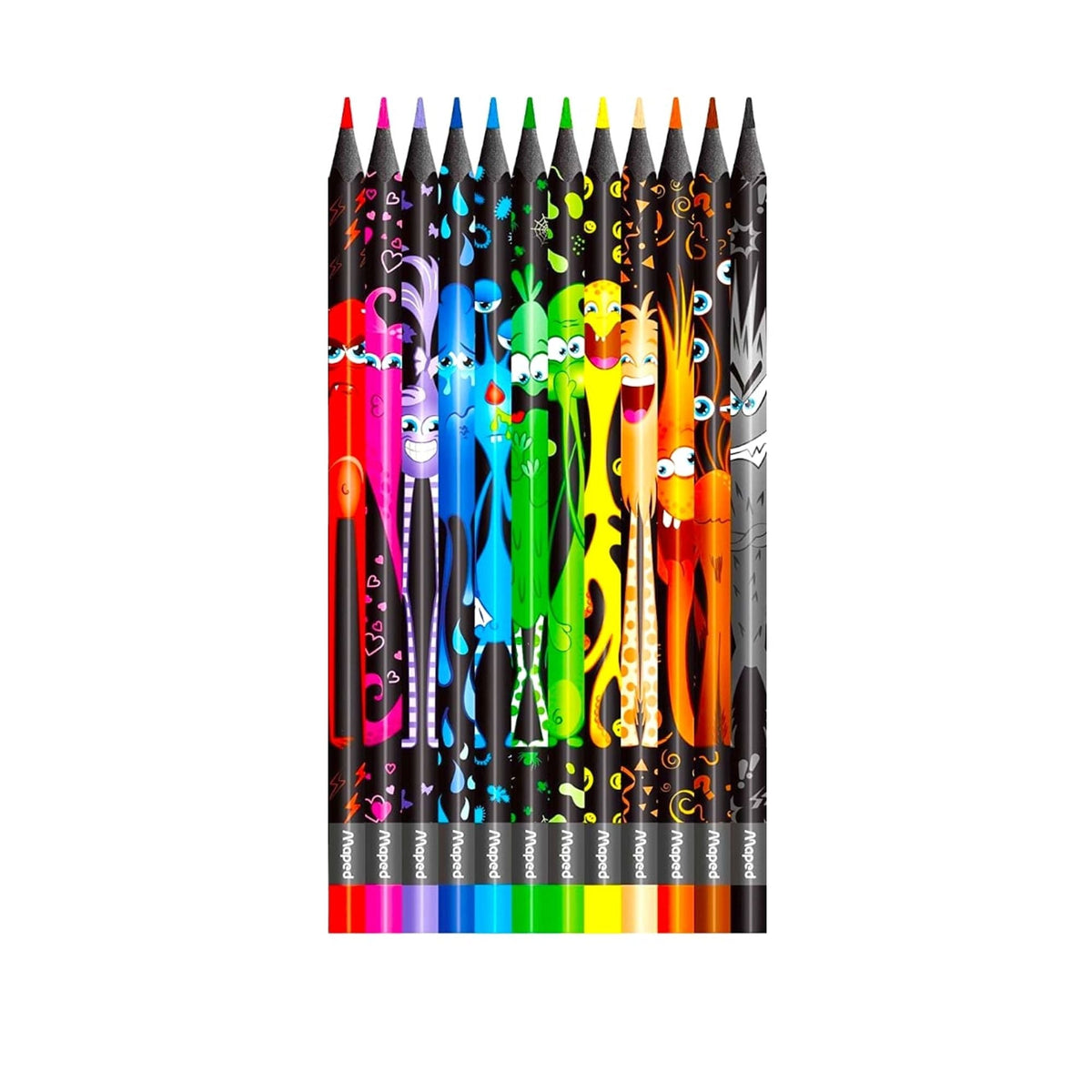 أقلام تلوين خشبية مابد 12 لونًا || Maped Color Peps 12 Colored Pencils