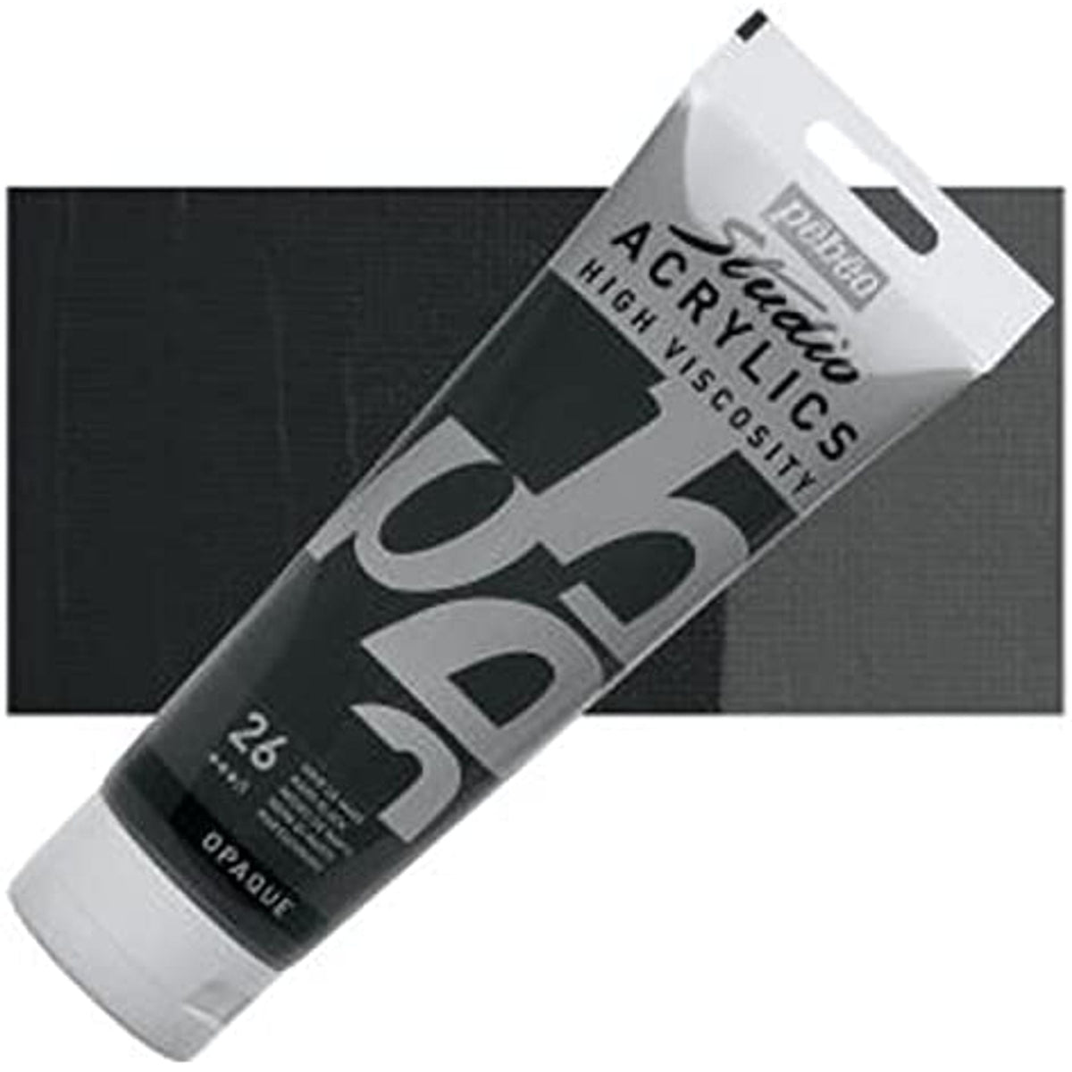 Pebeo Studio Acrylics High Viscosity 100 ml Black Mars || الوان بيبيو اكريليك 100 مل لون اسود