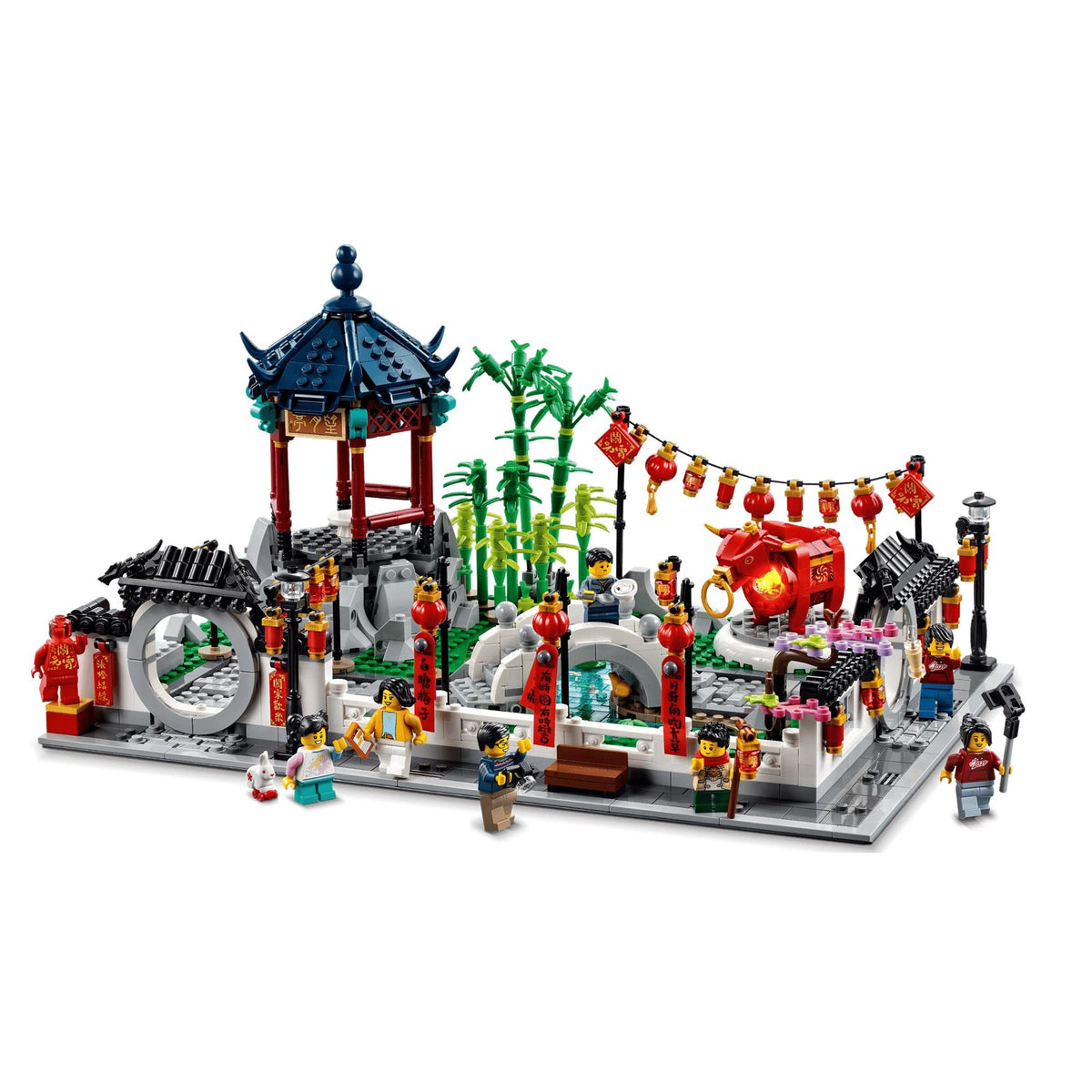 مجموعة ليقو احتفالية فانوس الربيع || Lego Spring Lantern Festival