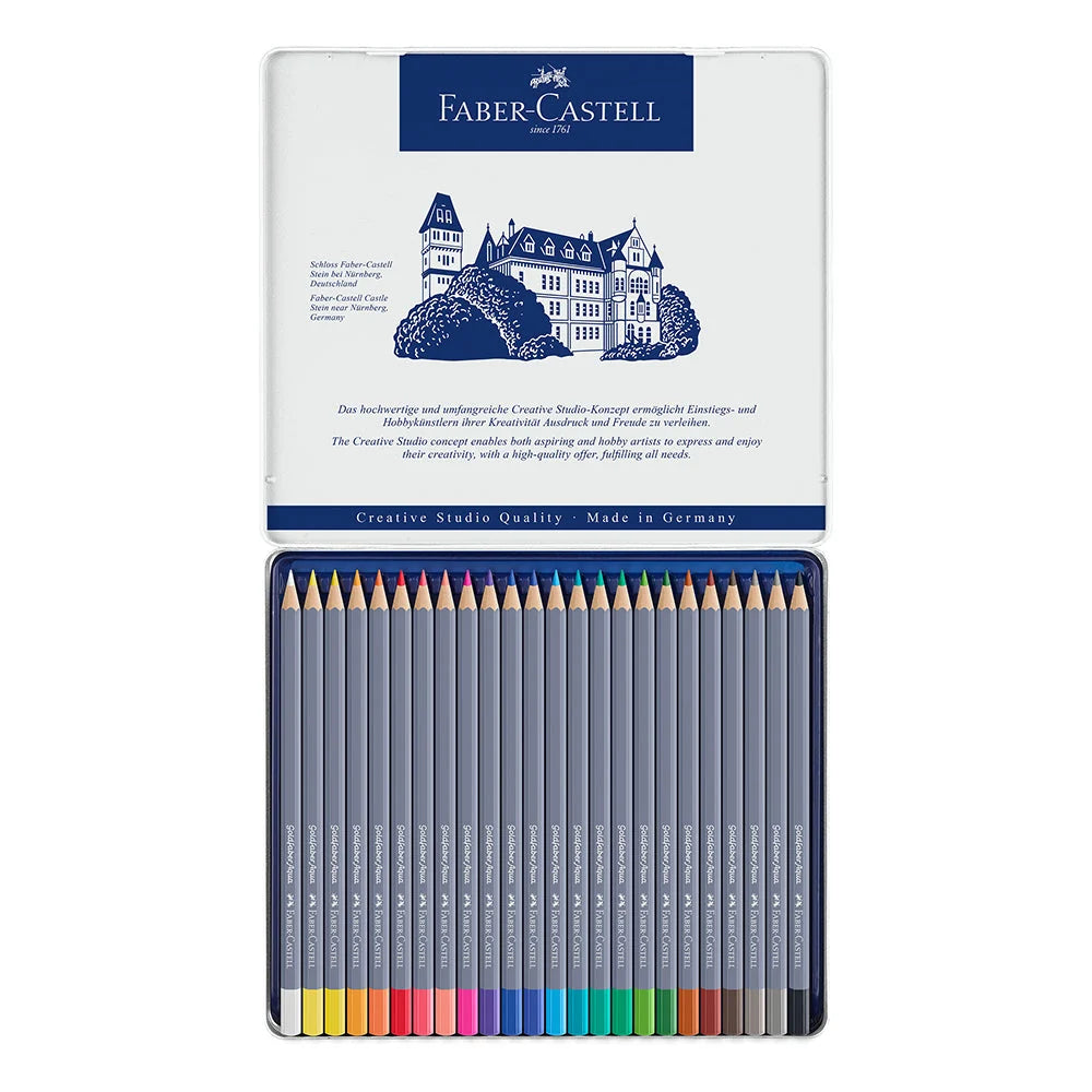 Faber Castell Goldfaber Aqua Watercolour Pencil Set of 24