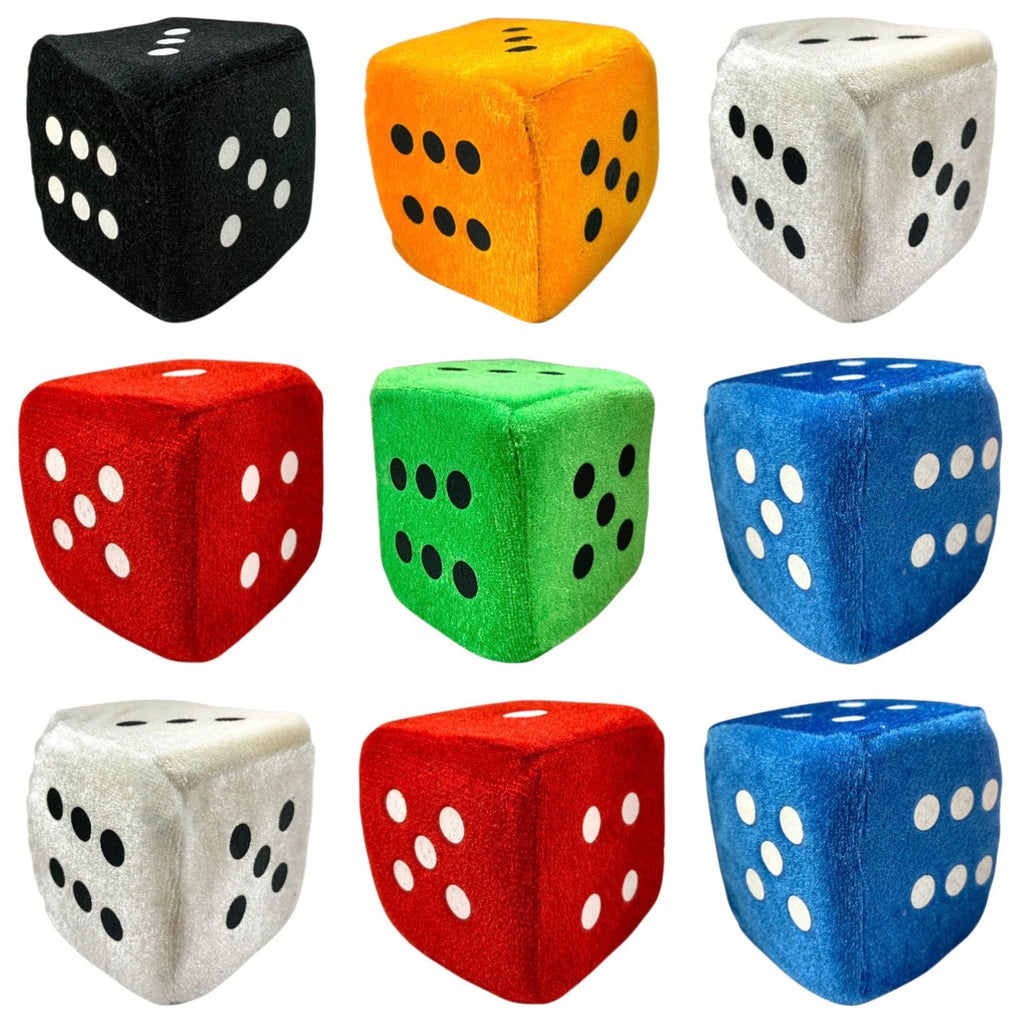 A&T Sponge Dice Assorted Colors 8 cm || نرد إسفنجي من A&T بألوان متنوعة مقاس 8 سم