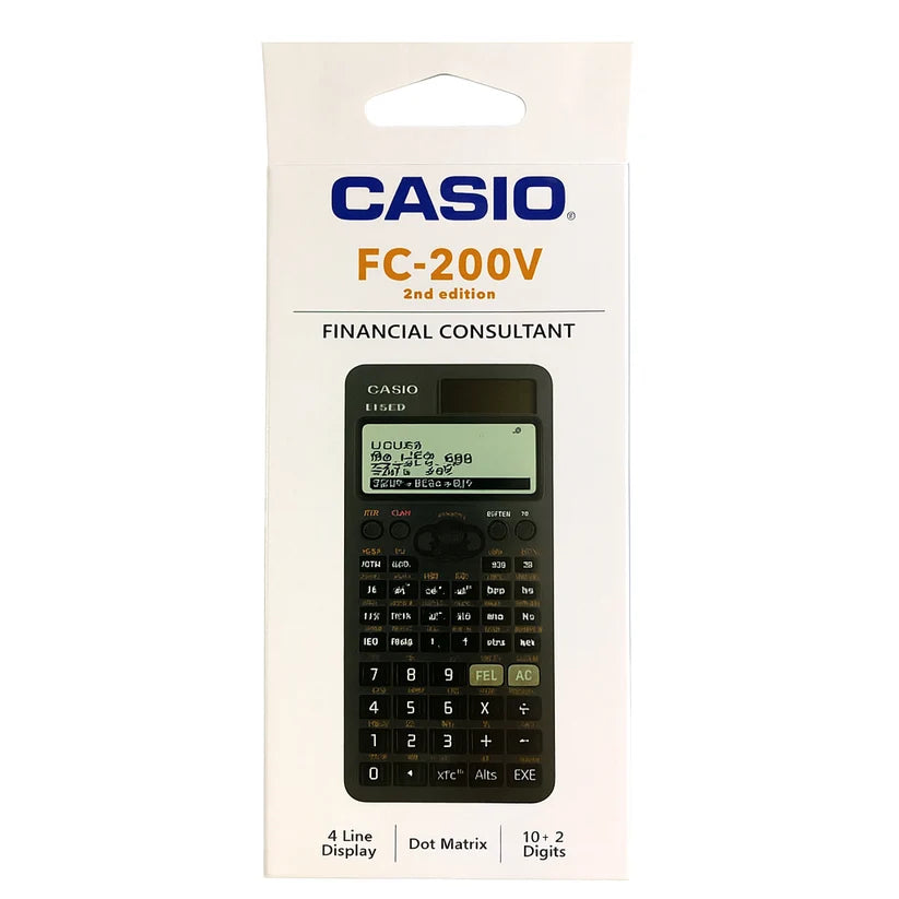 Casio FC-200V Financial Calculator