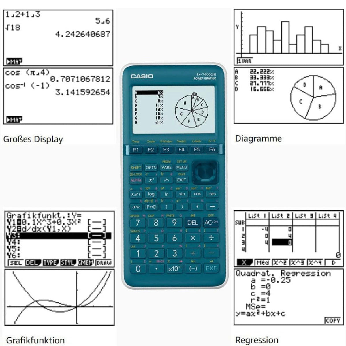 Casio FX-7400GIII Graphic Calculator || آلة حاسبة بيانية كاسيو FX-7400GIII