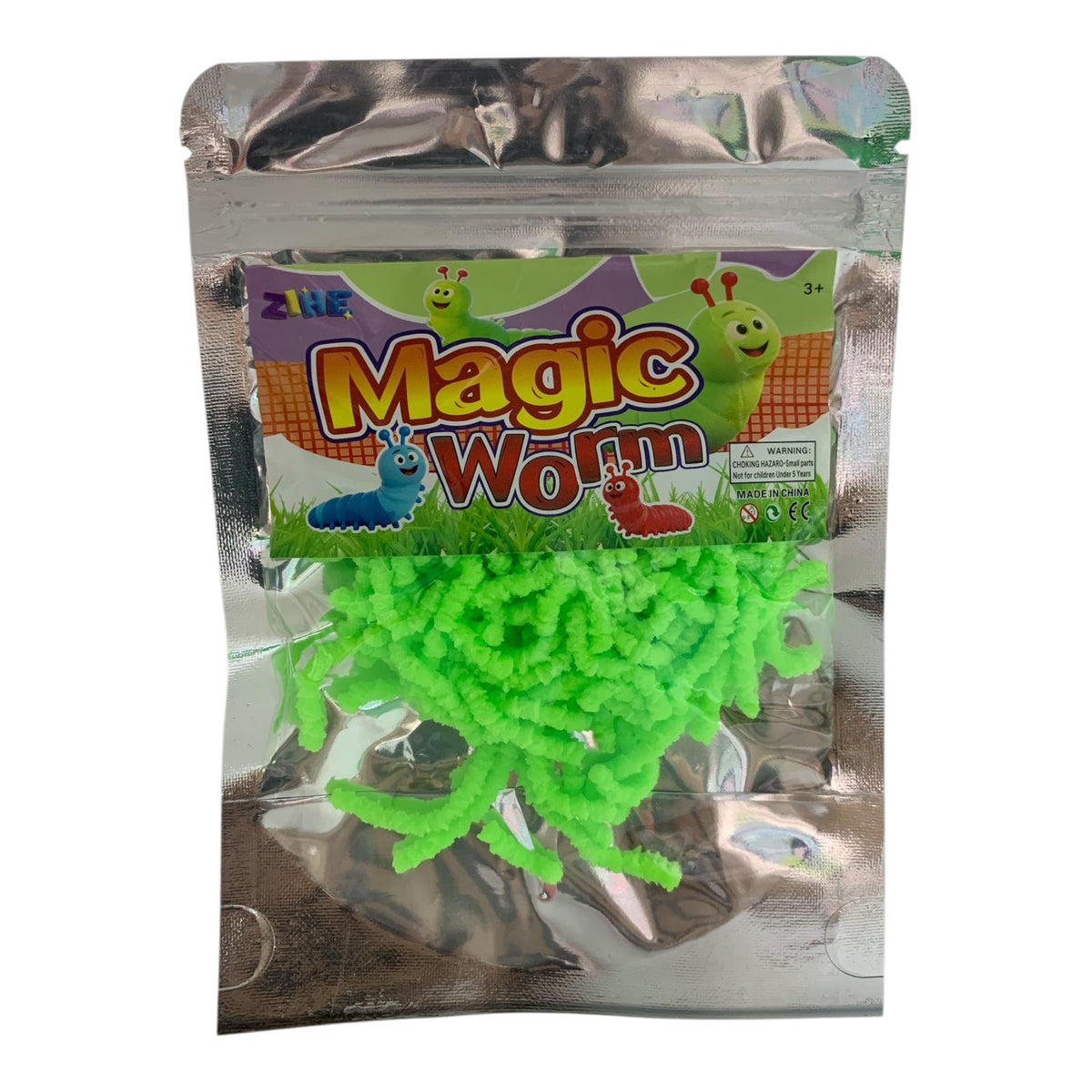 Magic Worm Slime Pack Green || مجموعة سلايم الدودة السحرية أخضر