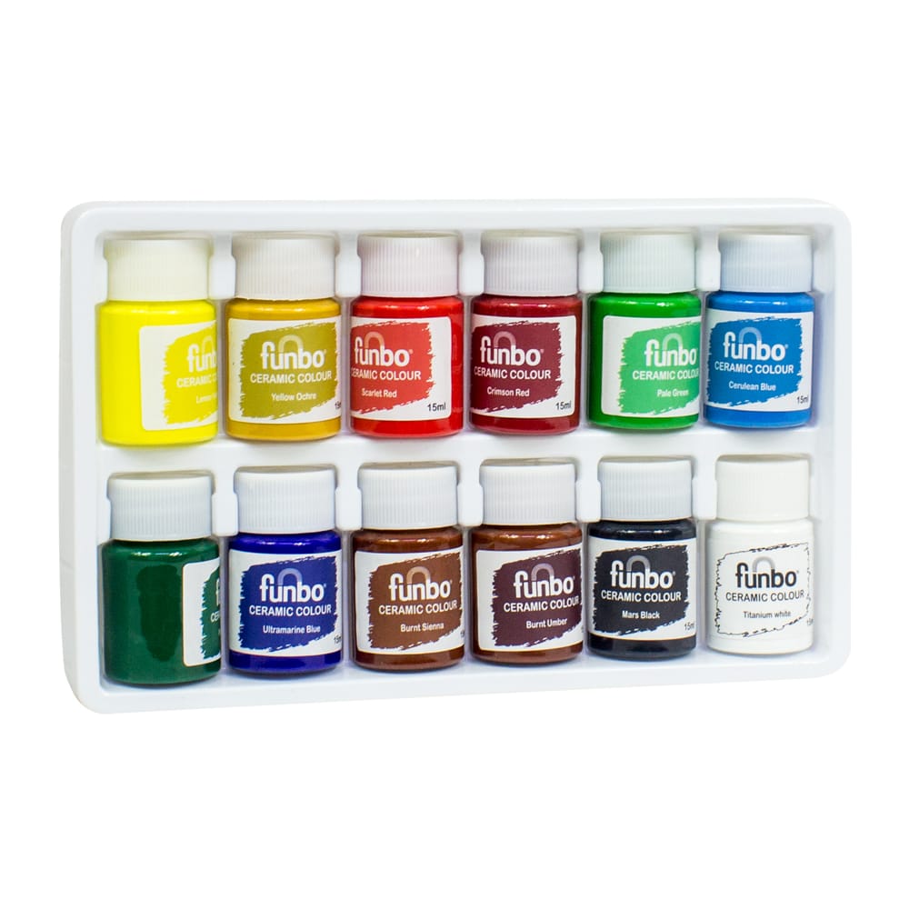 ألوان سيراميك فنبو || Funbo Ceramic Colors