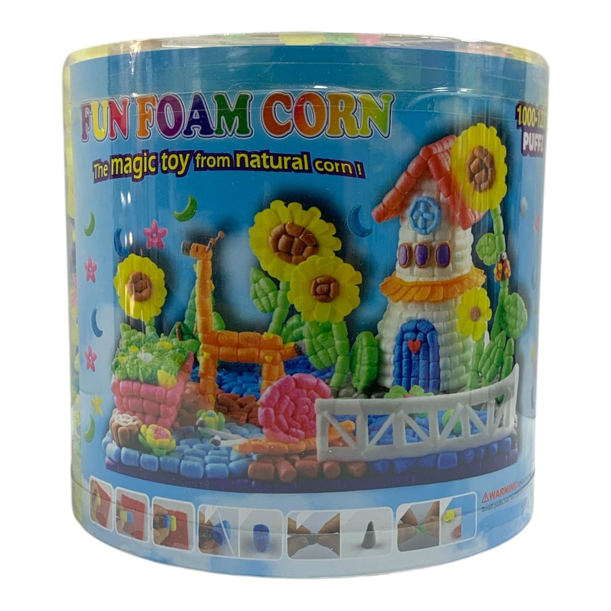 Fun Foam Corn 1000-1200 Puffs #2 || فوم ذرة ترفيهي ١٠٠٠-١٢٠٠ قطعة #٢