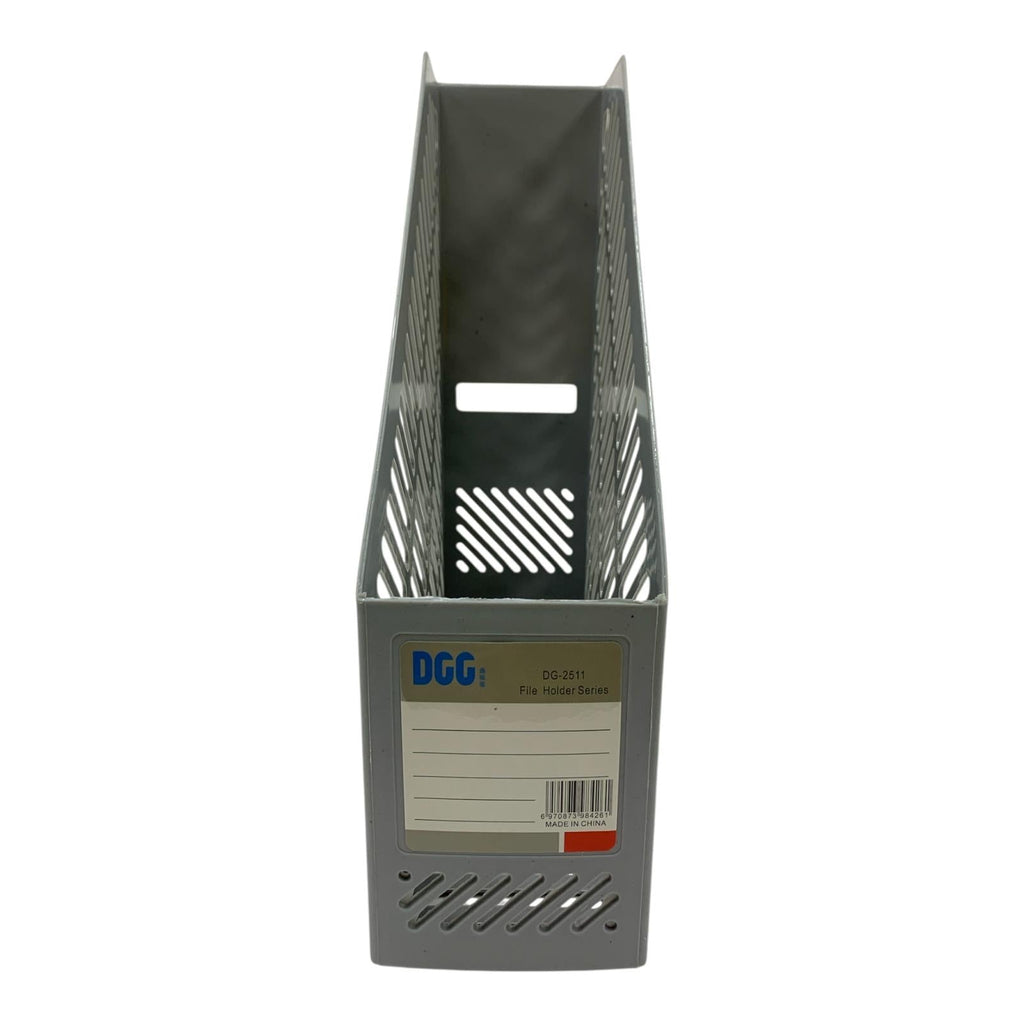 حافظة مجلات بلاستيكية رمادية اللون || Grey Plastic Magazine File