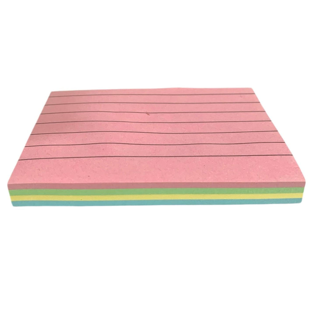 A&T Sticky Note Pastel Colors 4 x 3 || ورق ملاحظات لاصق ستيكي نوت ألوان باستيل مقاس 4 × 3