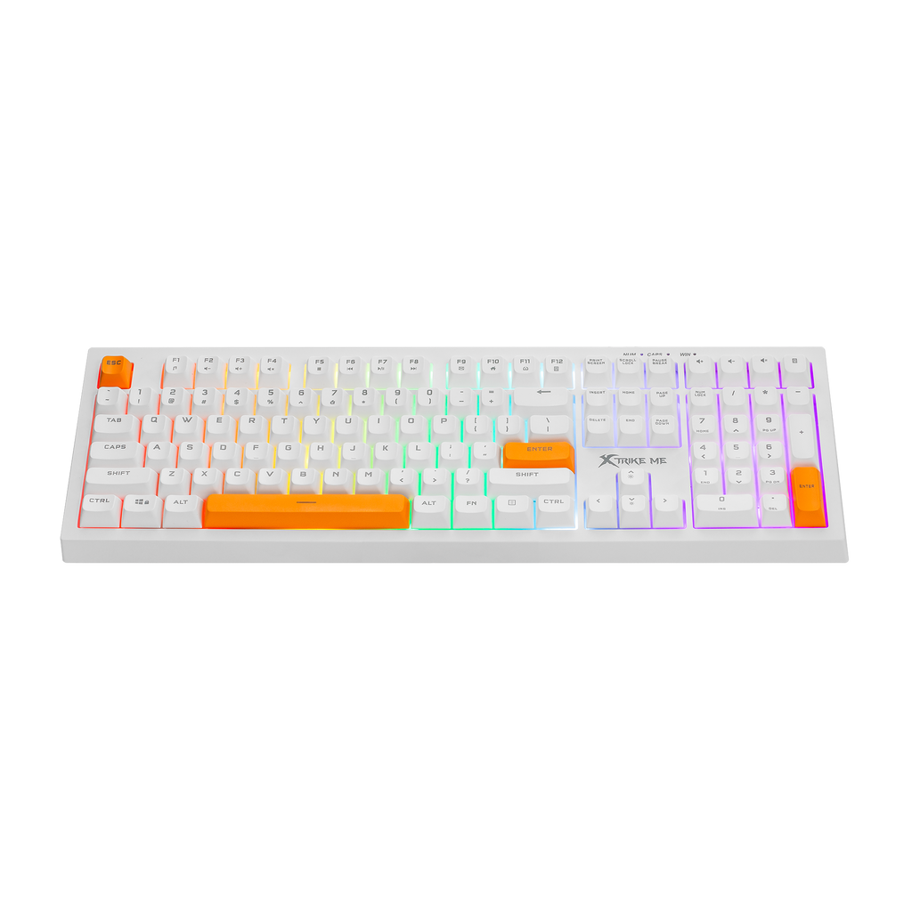 لوحة مفاتيح الألعاب Xtrike Me XT-KB-512 باللون الأبيض || Xtrike Me Gaming Keyboard XT-KB-512 WH