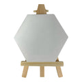 Hexagon Canvas Set 10 cm 24 pcs || مجموعة لوحات رسم كانفاس سداسية 10 سم 24 قطعة