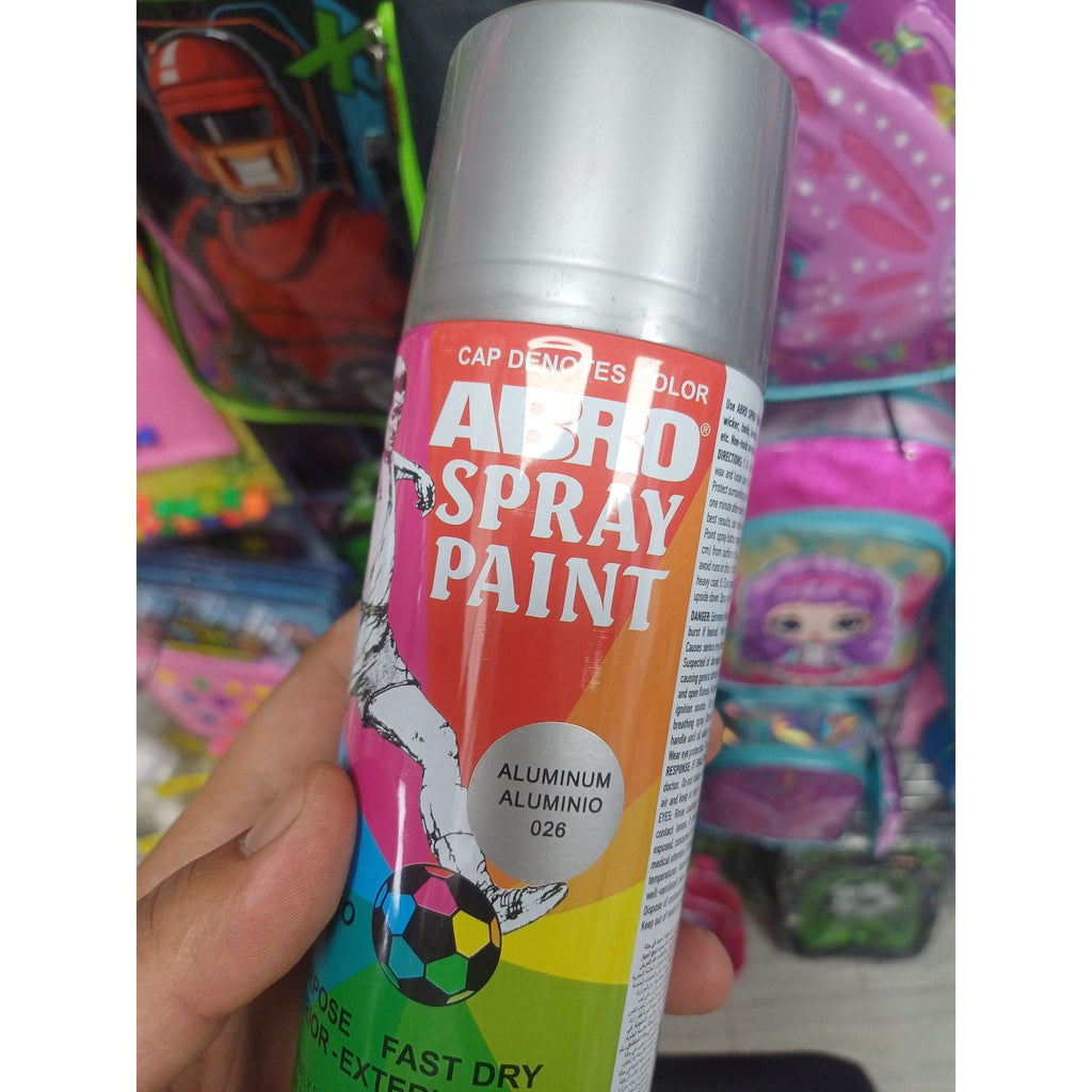 Abro Spray Paint Grey || بخاخ طلاء رمادي من أبرو
