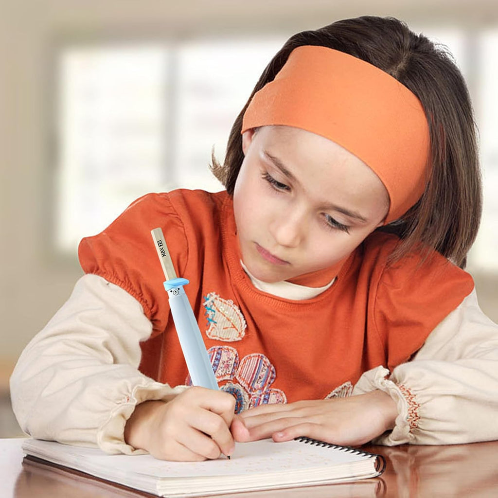 مثبت أقلام سيليكون لمساعدة الأطفال على الكتابة - لون أزرق