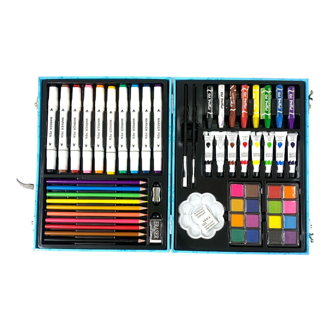 مجموعة أدوات الرسم للأطفال ٥٧ قطعة