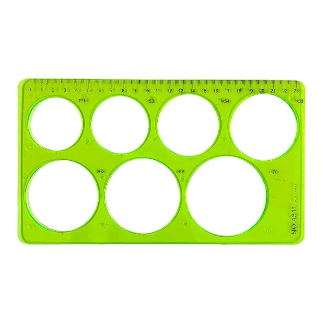 مسطرة دوائر ستنسل || Stencil Ruler Circles