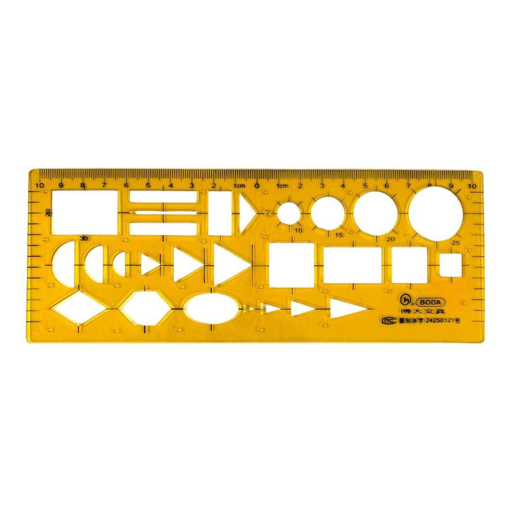 مسطرة قوالب شبكات هندسية || Engineering Technical Drawing Network Template Ruler