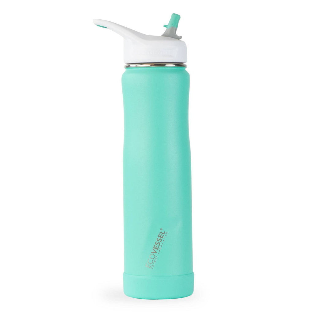 EcoVessel Summit 24 oz Water Bottle - Aqua Breeze || زجاجة ماء EcoVessel Summit سعة 24 أونصة - Aqua Breeze