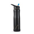 EcoVessel Summit 24 oz TriMax Insulated Stainless Steel Bottle - Black Shadow || زجاجة EcoVessel Summit سعة 24 أونصة TriMax ستانلس ستيل معزولة - Black Shadow
