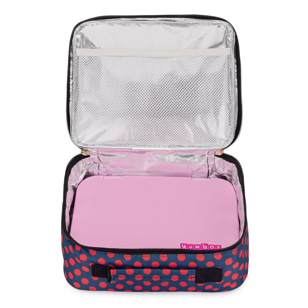 Yumbox Classic Lunch Bag - Zesty Polka Dot || حقيبة غداء يامبوكس كلاسيك - زيستي بولكا دوت