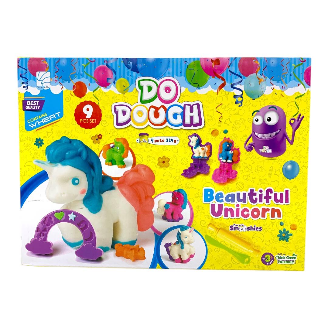 Do Dough Perfect Beautiful Unicorn 9 pc Set || مجموعة صلصال دو دوه بتصميم يونيكورن الرائع ٩ قطع