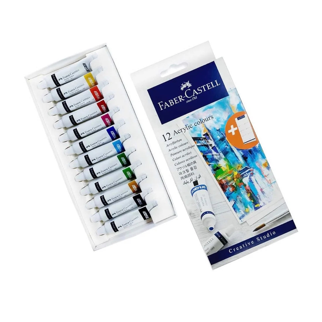 Faber Castell Acrylic Colours 12