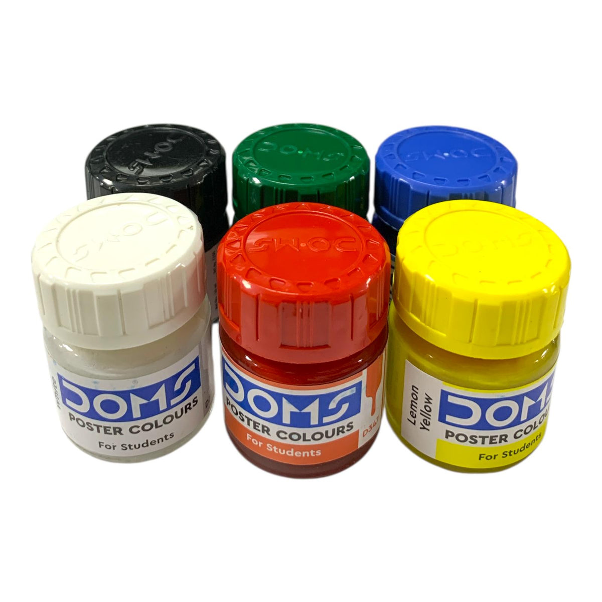مجموعة ألوان بوستر دومز، 6 درجات || DOMS 6-Shade Poster Colours Set