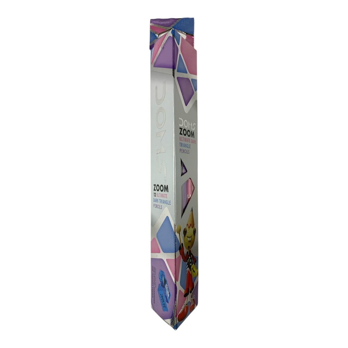 DOMS ZOOM Ultimate Dark Triangle Pencils 12-Pack || قلم رصاص مثلث دومز مع محاية و براية