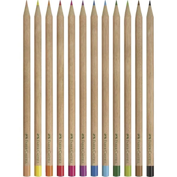 Faber Castell Natural Colour Pencils 12
