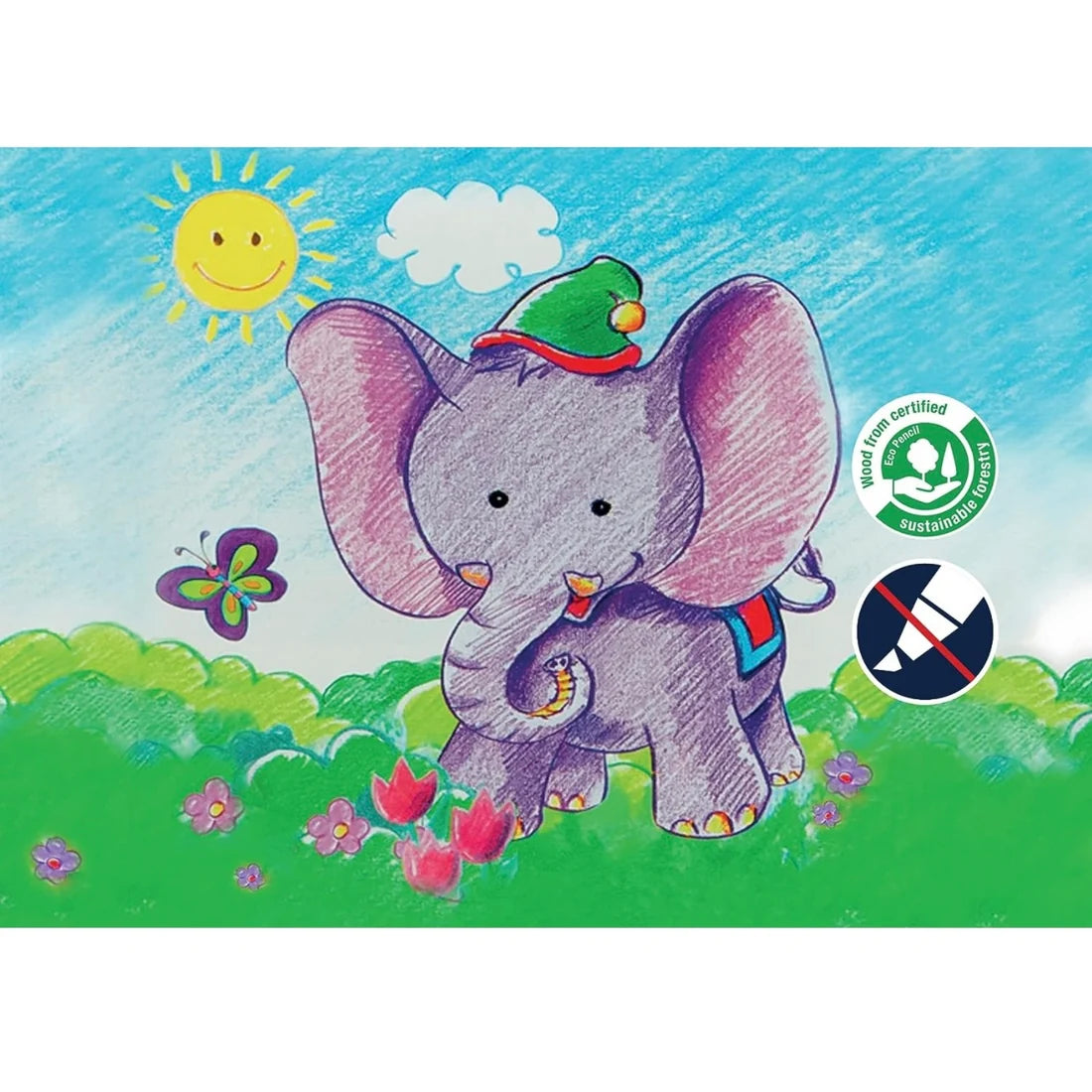 Faber Castell Jumbo Colored Pencils 12 Colors