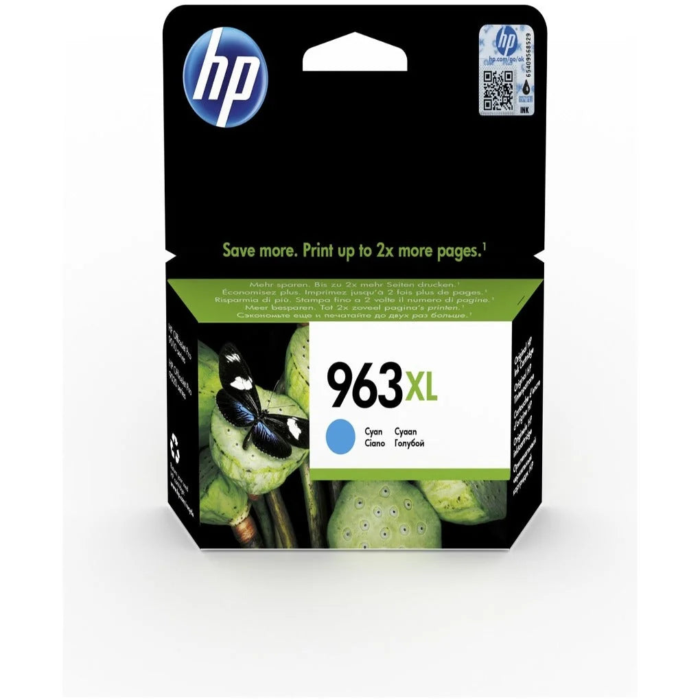 حبر طابعة HP 963 XL – سماوي