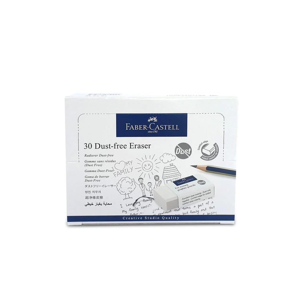 Faber Castell Large Eraser Packet 30 Pack