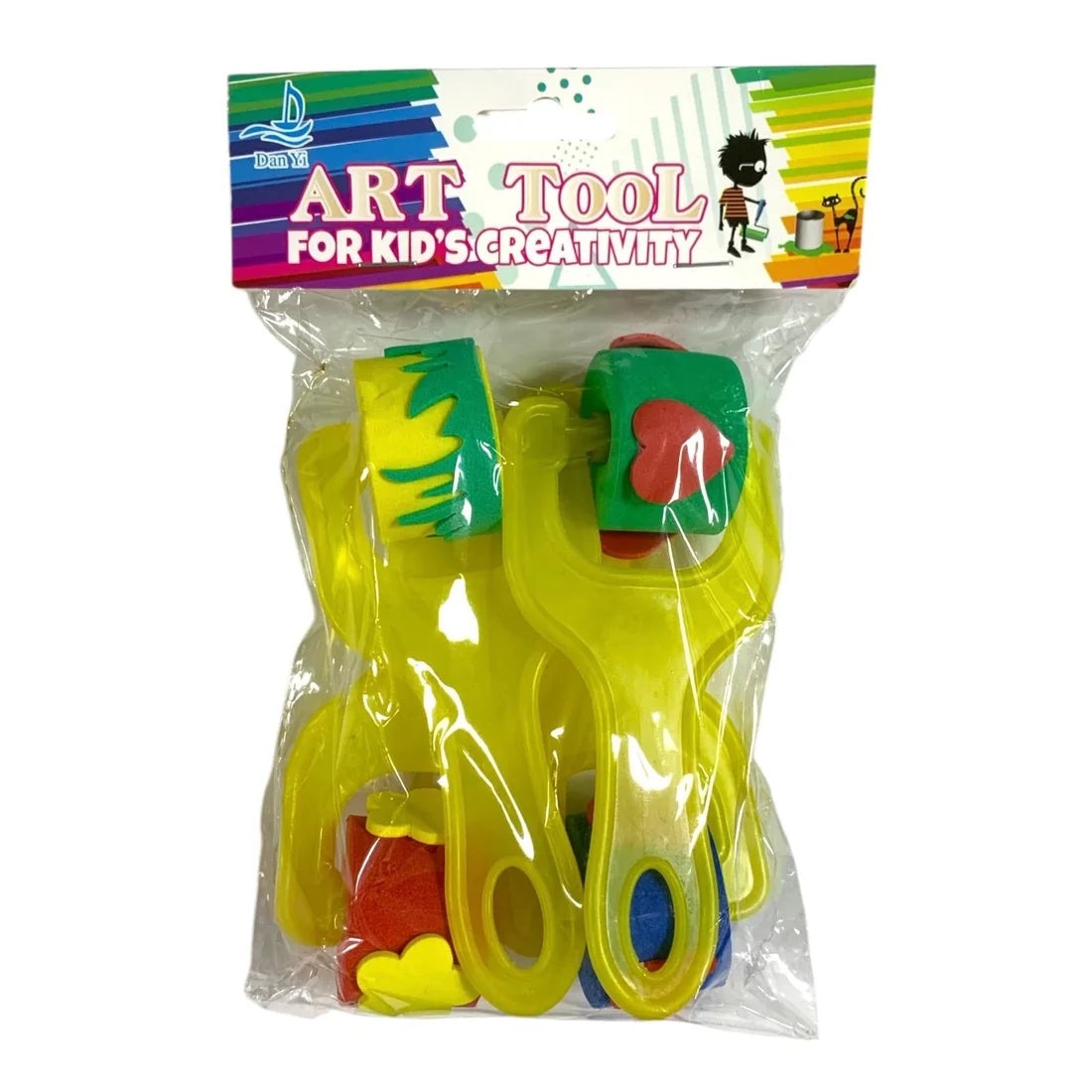 Sponge Pattern Roller Kids Art Tool