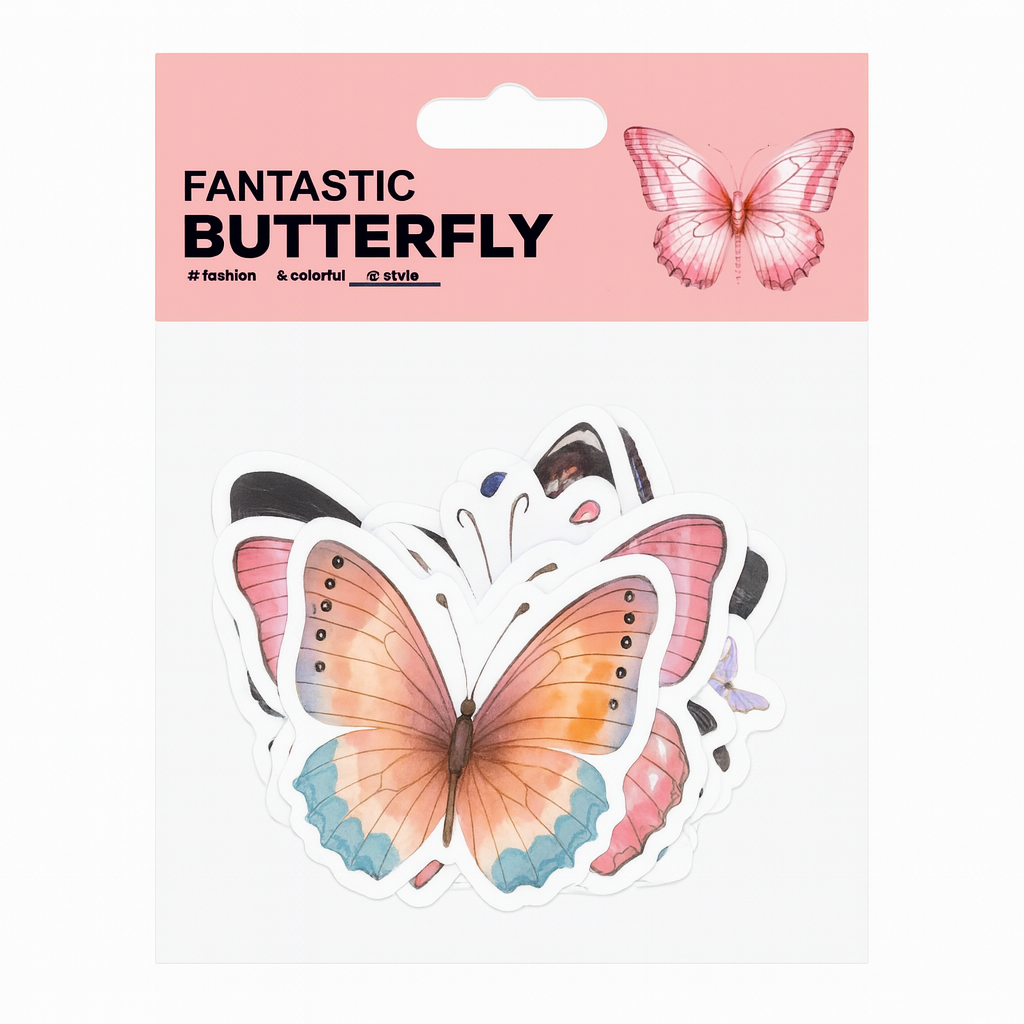 Butterfly Stickers Pack || مجموعة ملصقات فراشات