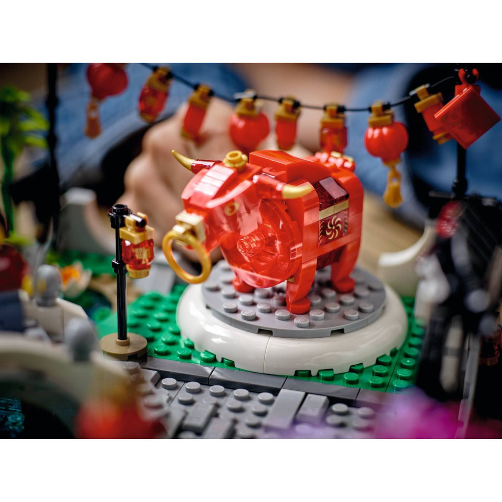مجموعة ليقو احتفالية فانوس الربيع || Lego Spring Lantern Festival
