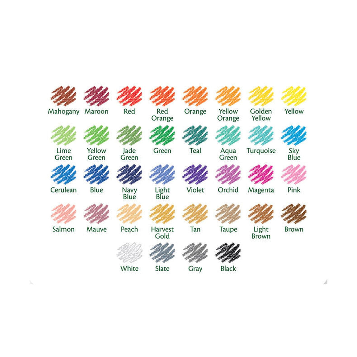 أقلام تلوين خشبية قابلة للمسح من كرايولا، 36 لوناً || Crayola Erasable Colored Pencils 36 Colors