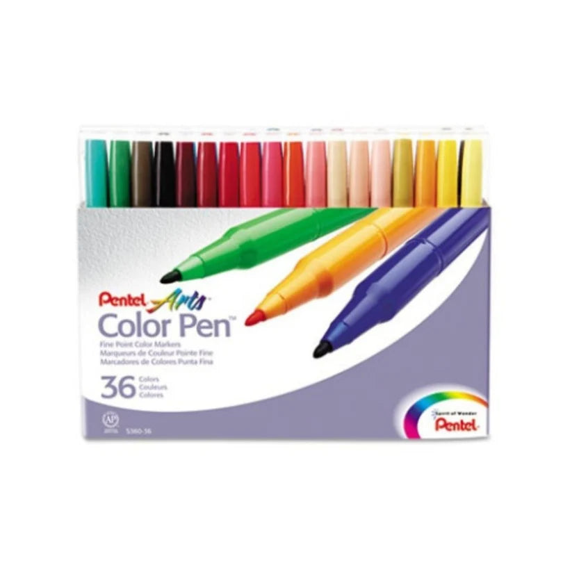 Pentel Colored Marker 36 Colors