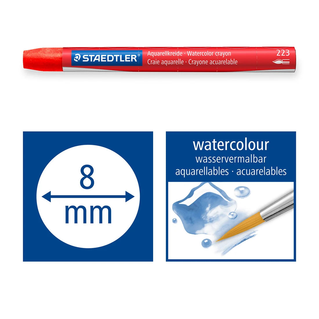 Staedtler Watercolor Crayons Assorted Colours