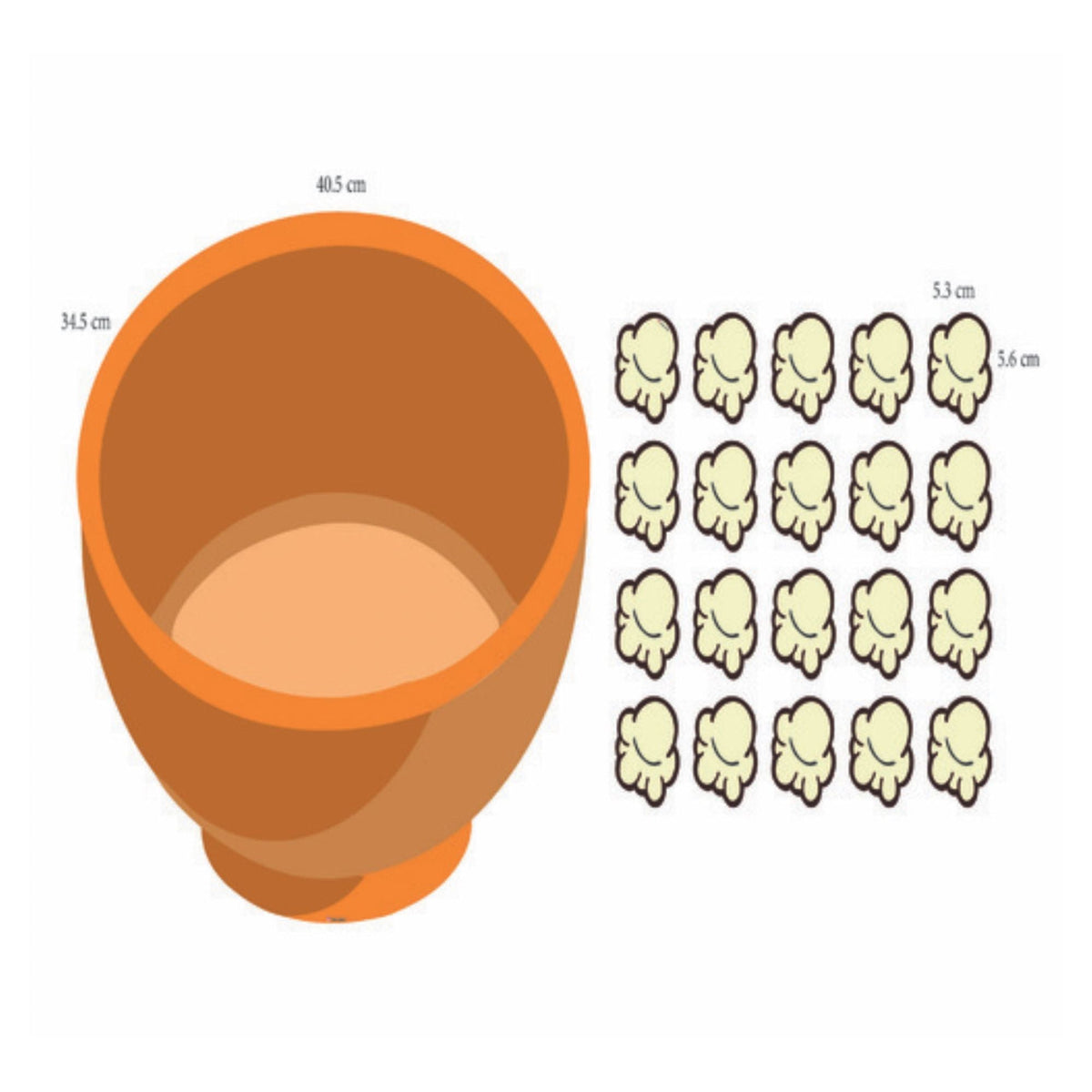 استراتيجيات وألعاب تعليمية - طبق الفشار || Teaching Strategies & Games - Popcorn Plate