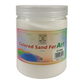 A&T White Sand Large Size 300 g || رمل ملون A&T مقاس كبير 300 جم لون أبيض